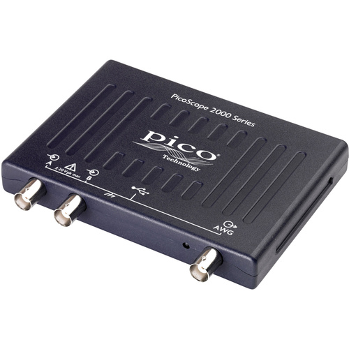 Pico 2206B USB-Oszilloskop 50 MHz 2-Kanal 250 MSa/s 32 Mpts 8 Bit Digital-Speicher (DSO), Funktions