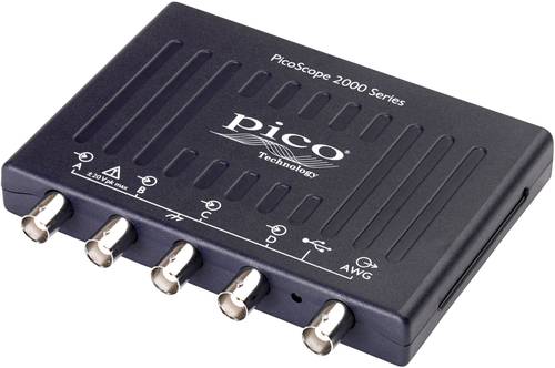 Pico 2408B USB-Oszilloskop 100MHz 4-Kanal 250 MSa/s 128 Mpts 8 Bit Digital-Speicher (DSO), Funktions