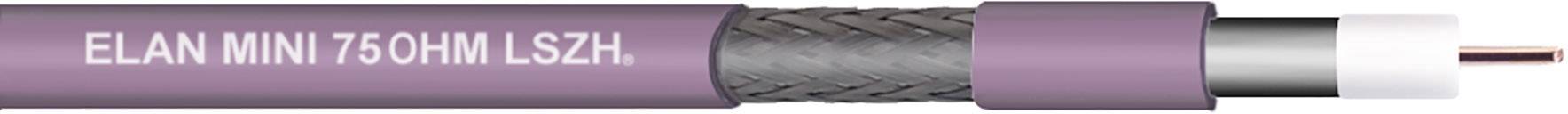 ELAN 70I132 Koaxialkabel Außen-Durchmesser: 2.80 mm 75 Ω Weiß 10 m