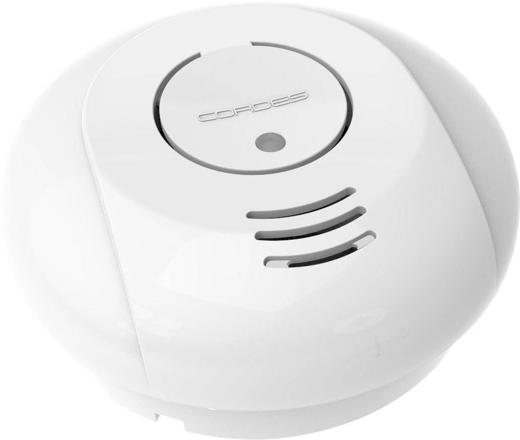 Cordes Haussicherheit CC-5/evo10 Rauchwarnmelder inkl. 10 Jahres-Batterie batteriebetrieben (Ø x H) 98mm x 35mm