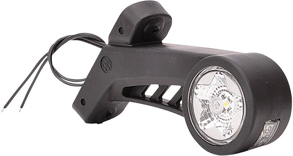 LED Umriss-Markierungsleuchte Offene Kabelenden seitlich, links 12 V, 24V Weiß, Orange