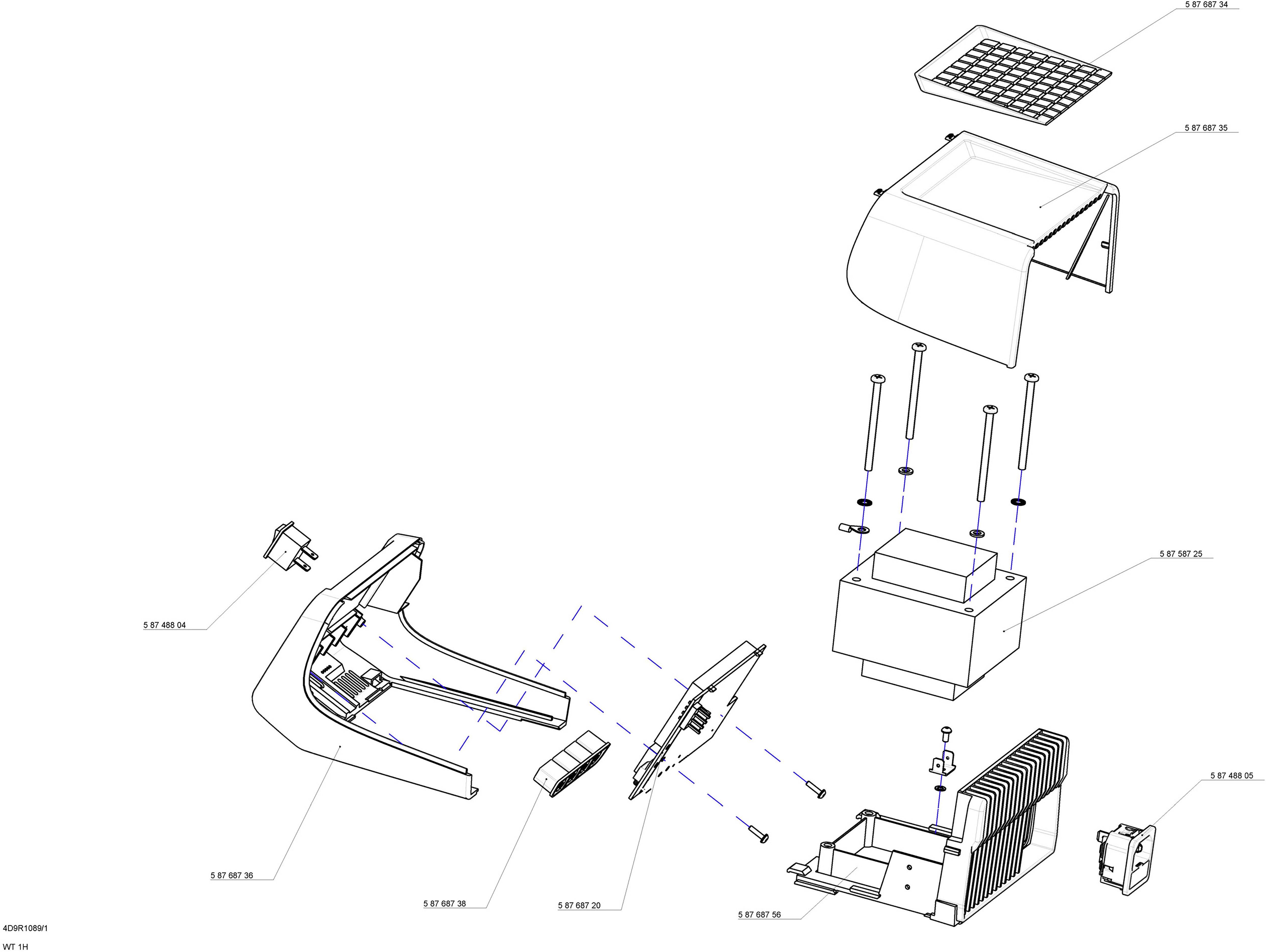 Weller WT 1H Lötstation-Versorgungseinheit digital 150W 50 - 550°C