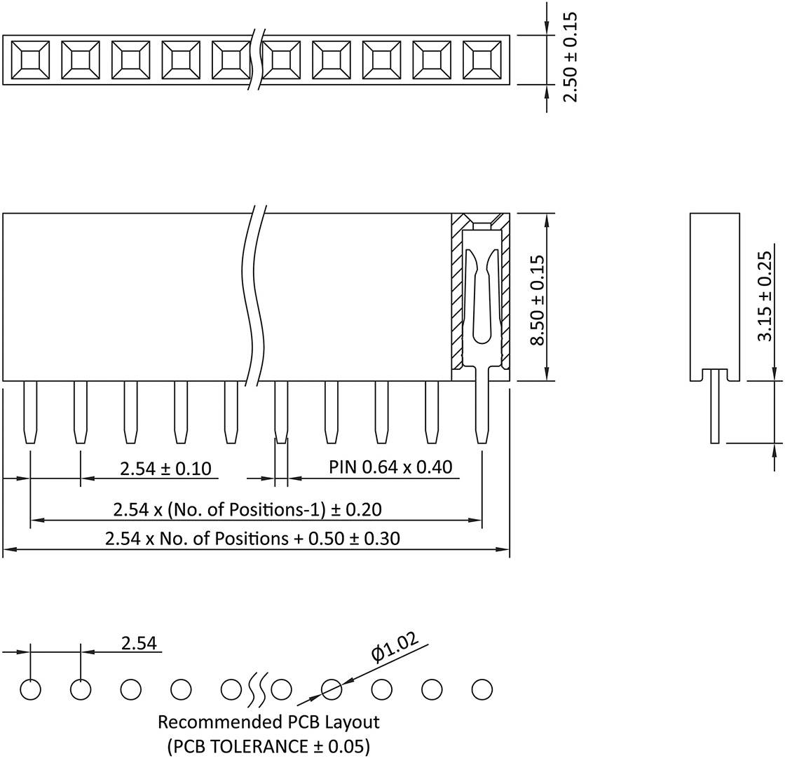 Econ Connect Buchsenleiste (Standard) Anzahl Reihen: 1 Polzahl je Reihe: 14 BLG1X14