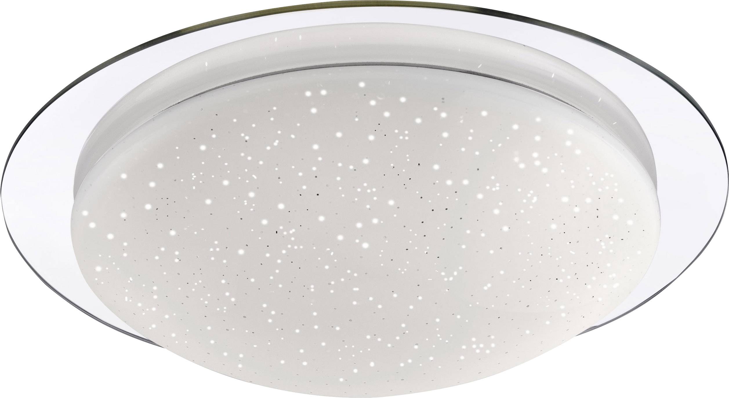 LeuchtenDirekt Skyler 14331-17 LED-Bad-Deckenleuchte 12.2W Warmweiß, Neutralweiß, Tageslichtweiß Chrom, Weiß