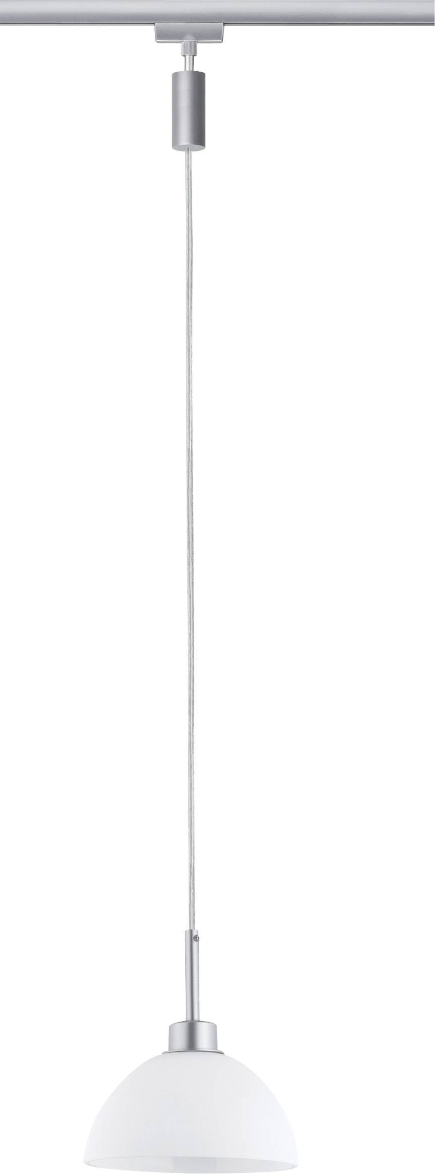 Paulmann Sarrasani Hochvolt-Schienensystem-Leuchte URail GU10 10 W LED Chrom (matt), Opal