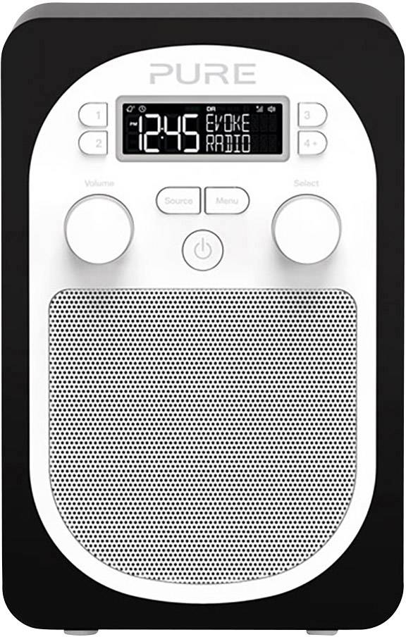 Pure Evoke D1 Tischradio DAB+, UKW AUX Schwarz