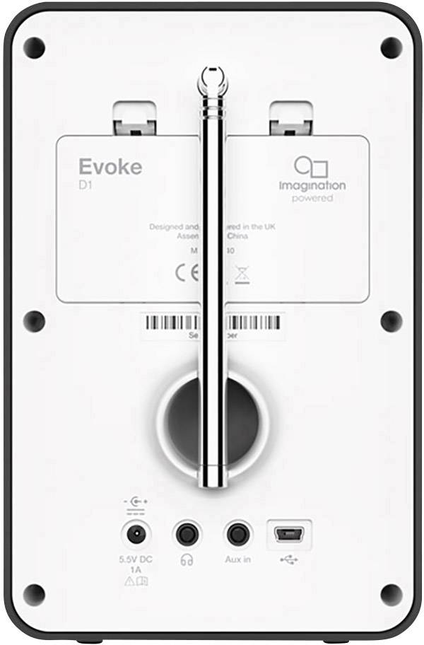 Pure Evoke D1 Tischradio DAB+, UKW AUX Schwarz
