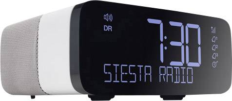 Pure Radiowecker DAB+, UKW USB Weiß, Schwarz