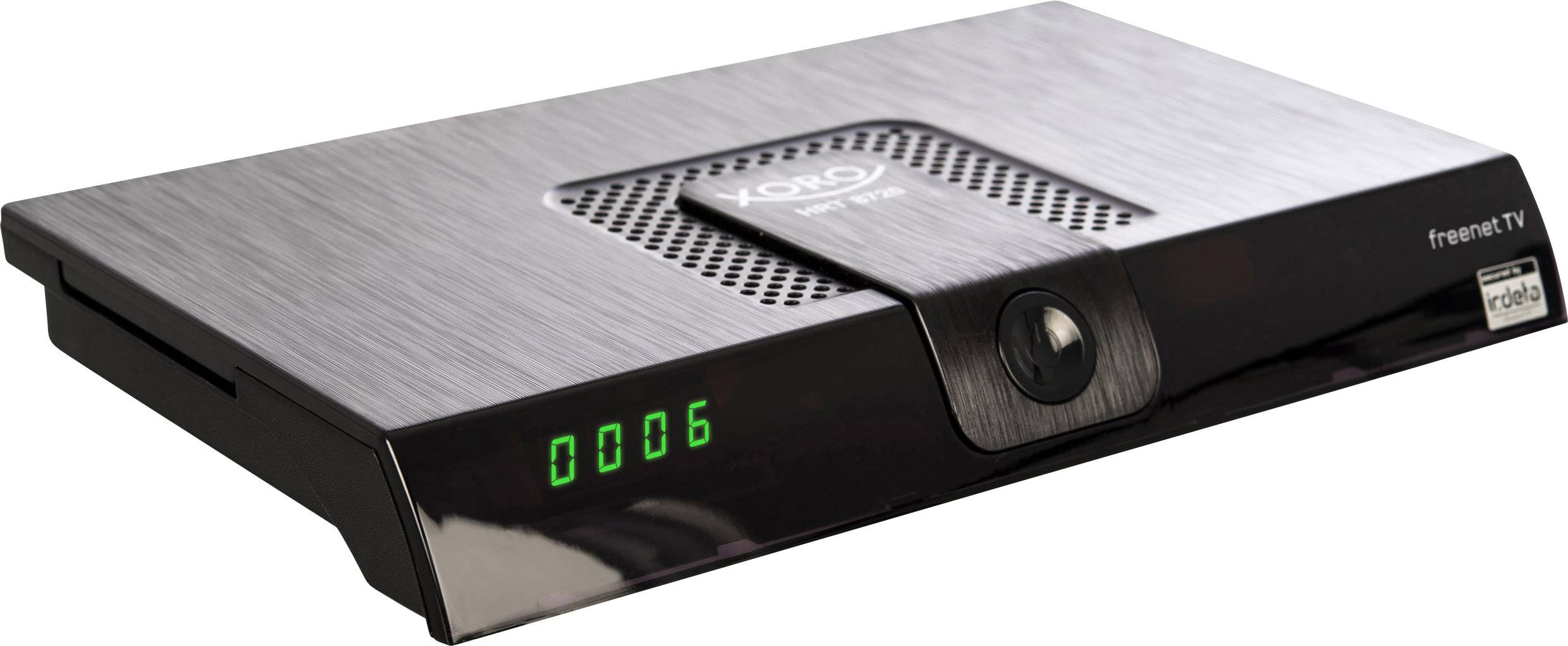 Xoro HRT8719 DVB-T2 Receiver freenet TV Entschlüsselung 3 Monate gratis, Deutscher DVB-T2 Standard (H.265)