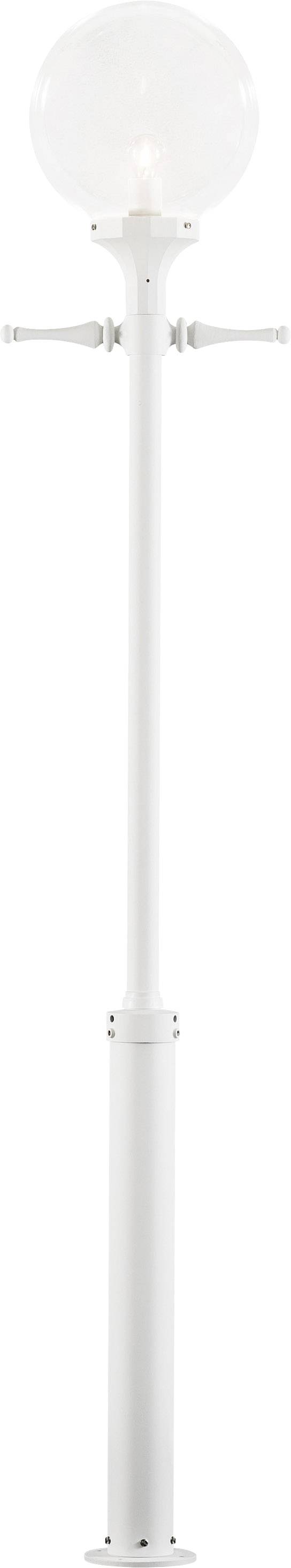 Konstsmide 468-250 Orion Außenstandleuchte Energiesparlampe, LED E27 60W Weiß