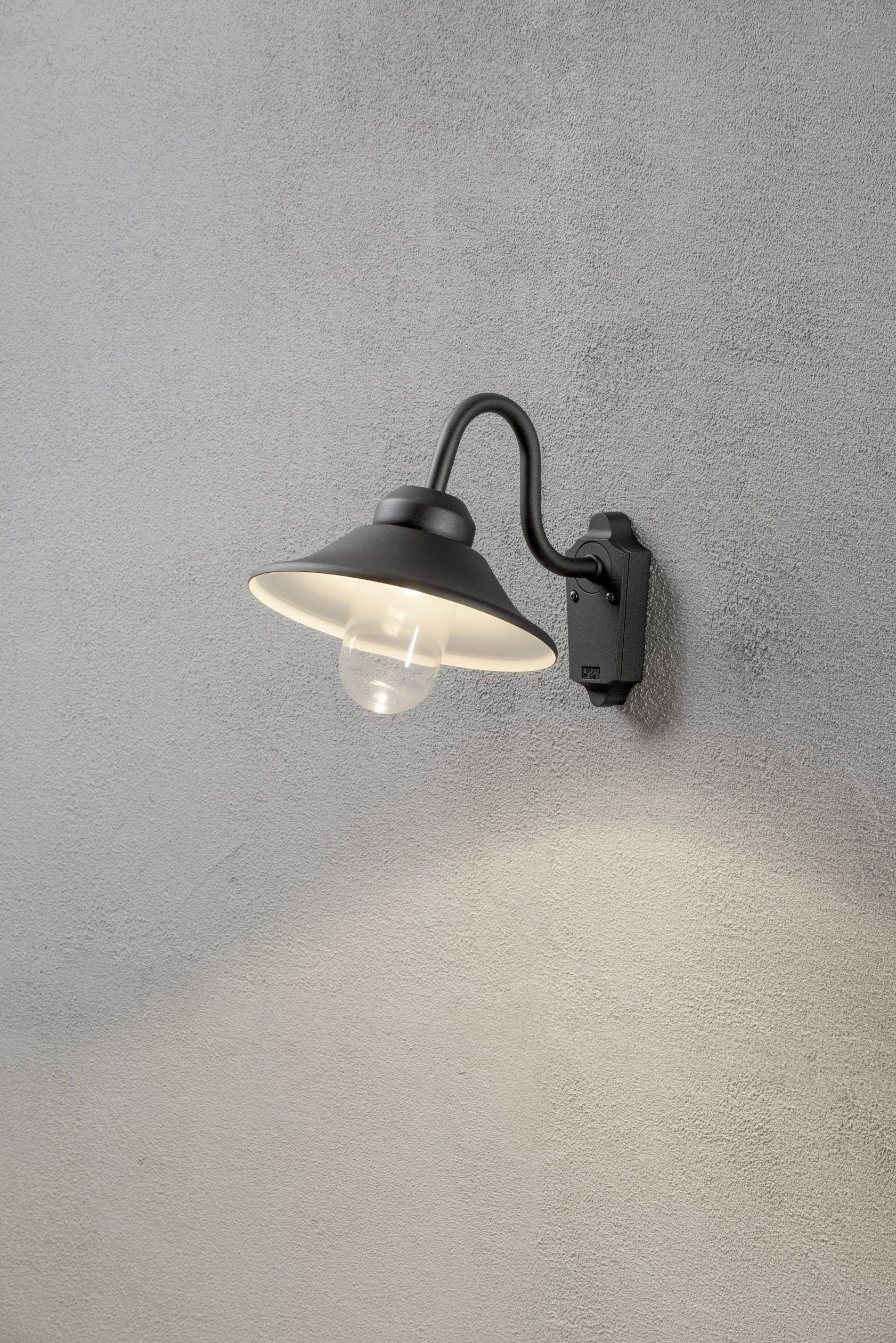 Konstsmide Vega 564-750 LED-Außenwandleuchte EEK: F (A - G) LED LED fest eingebaut 8W Schwarz