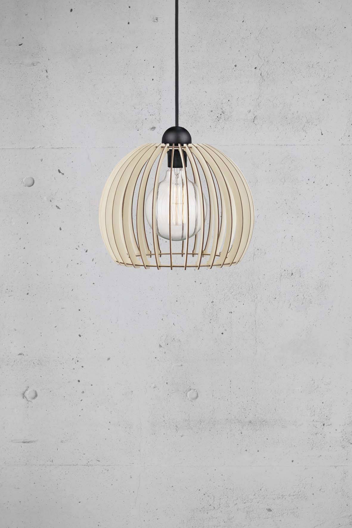 Nordlux Chino 30 84833014 Pendelleuchte E27 60W Holz