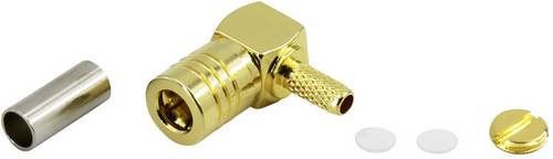 TRU Components 5972556 SMB-Steckverbinder Kupplung, gewinkelt 50 Ω