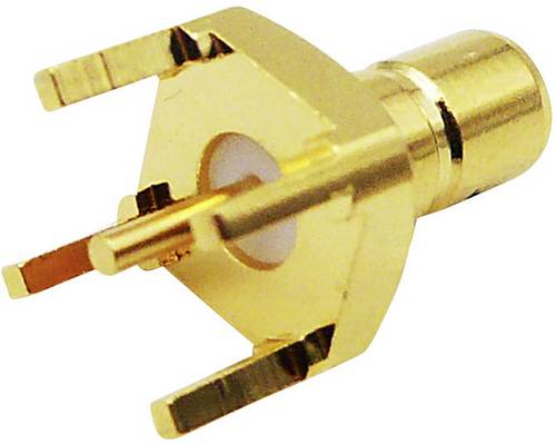 TRU Components SMB-015 5972576 SMB-Steckverbinder Stecker, Einbau vertikal 50 Ω