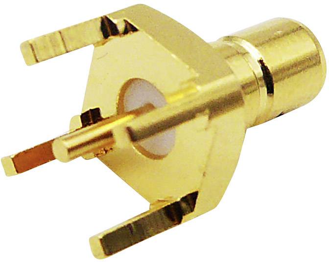 TRU Components SMB-015 5972576 SMB-Steckverbinder Buchse, Einbau vertikal 50Ω