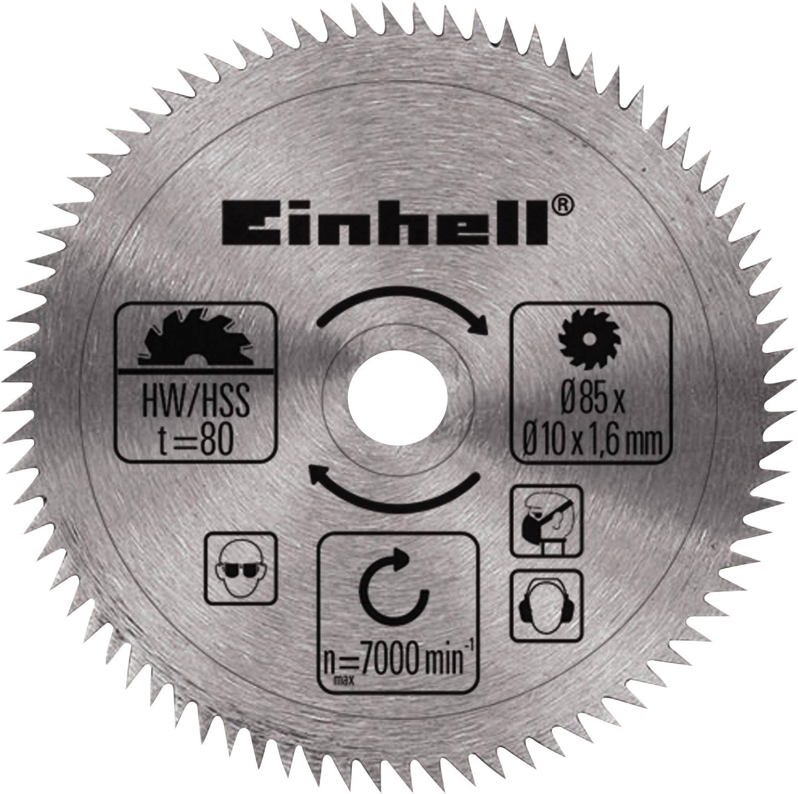 Einhell TC-CS 860/1 Kit Mini-Handkreissäge  85 mm  450 W