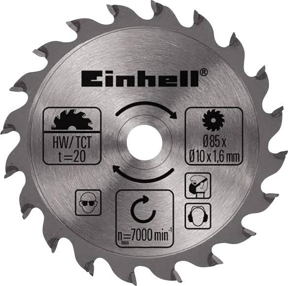 Einhell TC-CS 860/1 Kit Mini-Handkreissäge  85 mm  450 W