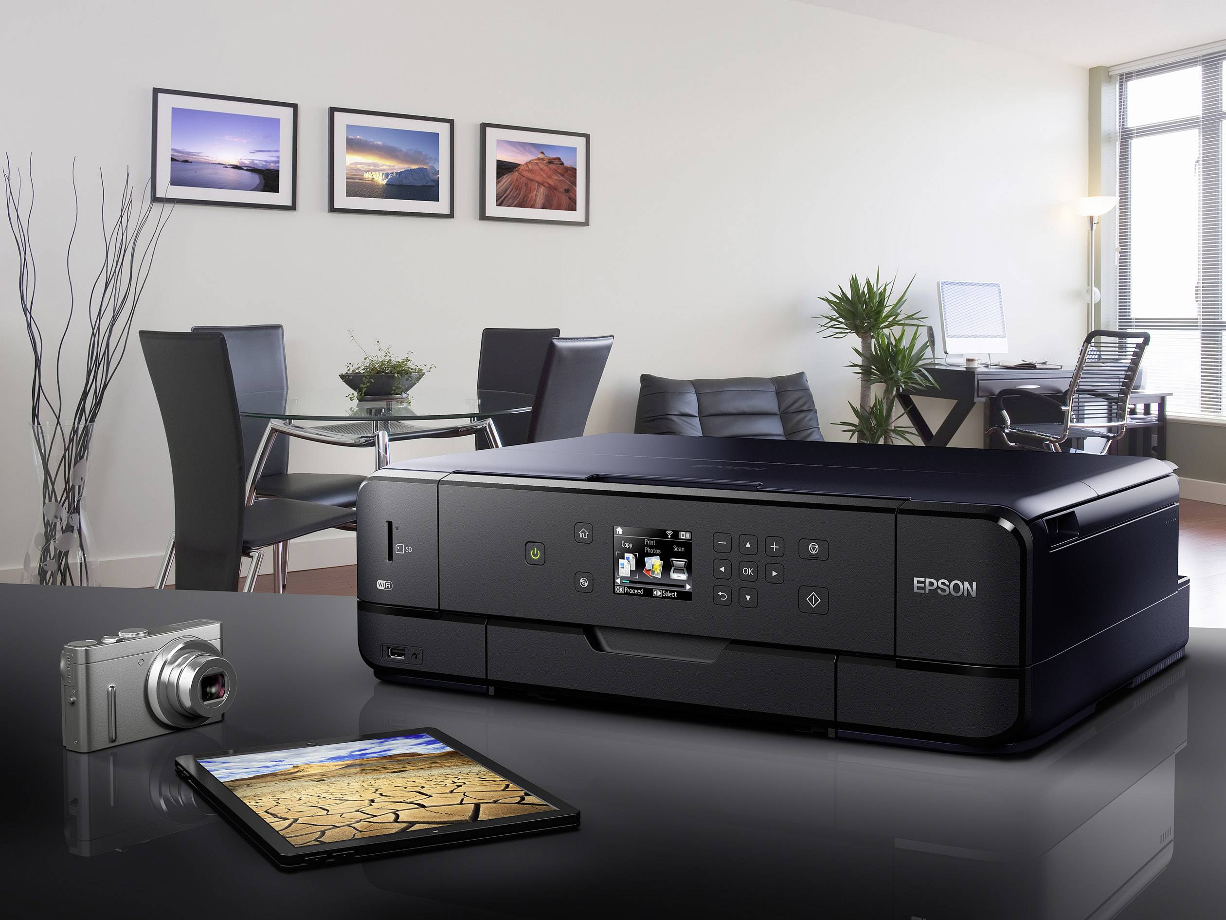 Epson Expression Premium XP-900 Farb Tintenstrahl Multifunktionsdrucker A4 Drucker, Scanner, Kopierer USB, WLAN, Duplex