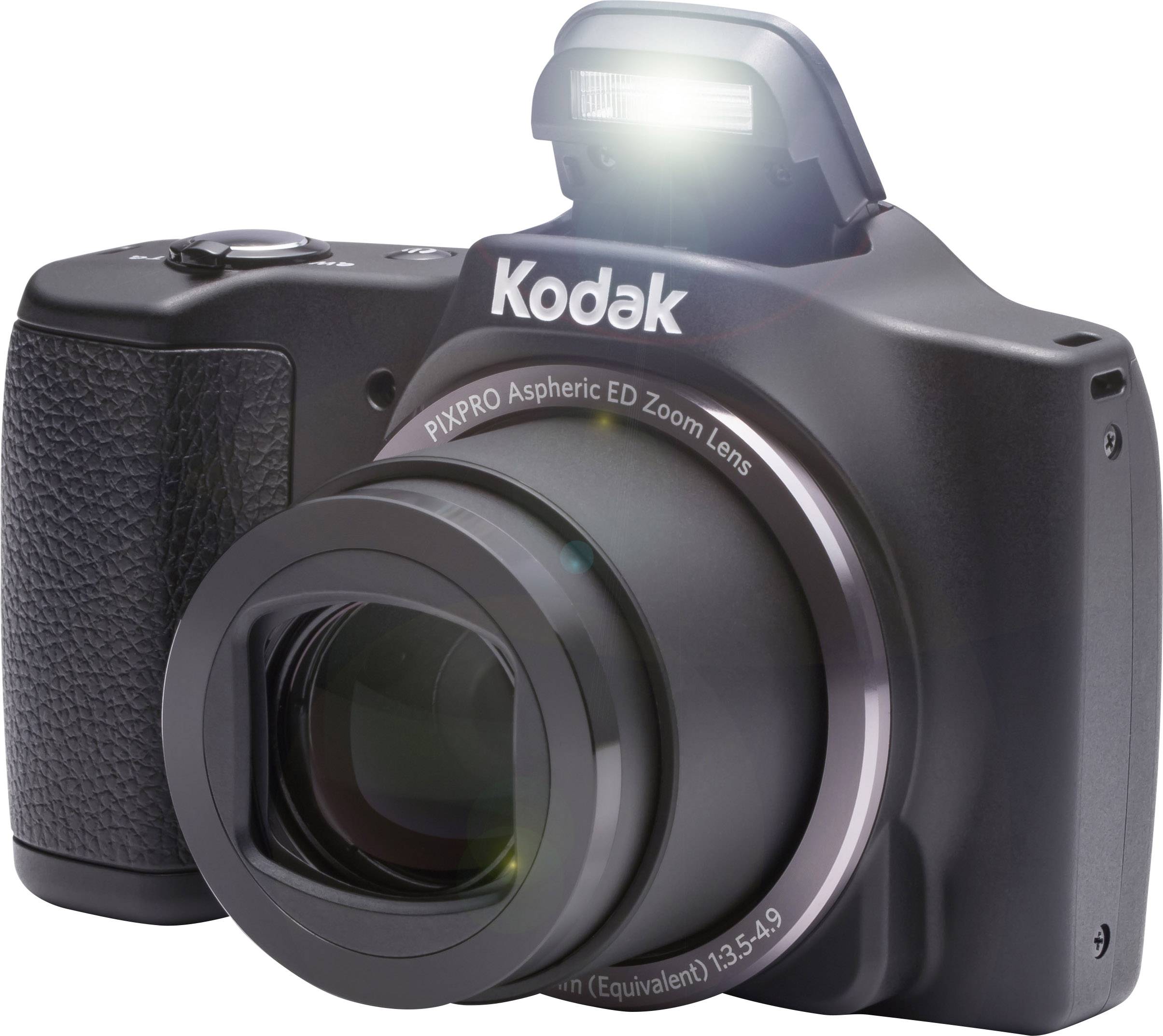 Kodak FZ-201 Digitalkamera 16 Megapixel Opt. Zoom: 20 x Schwarz inkl. Akku