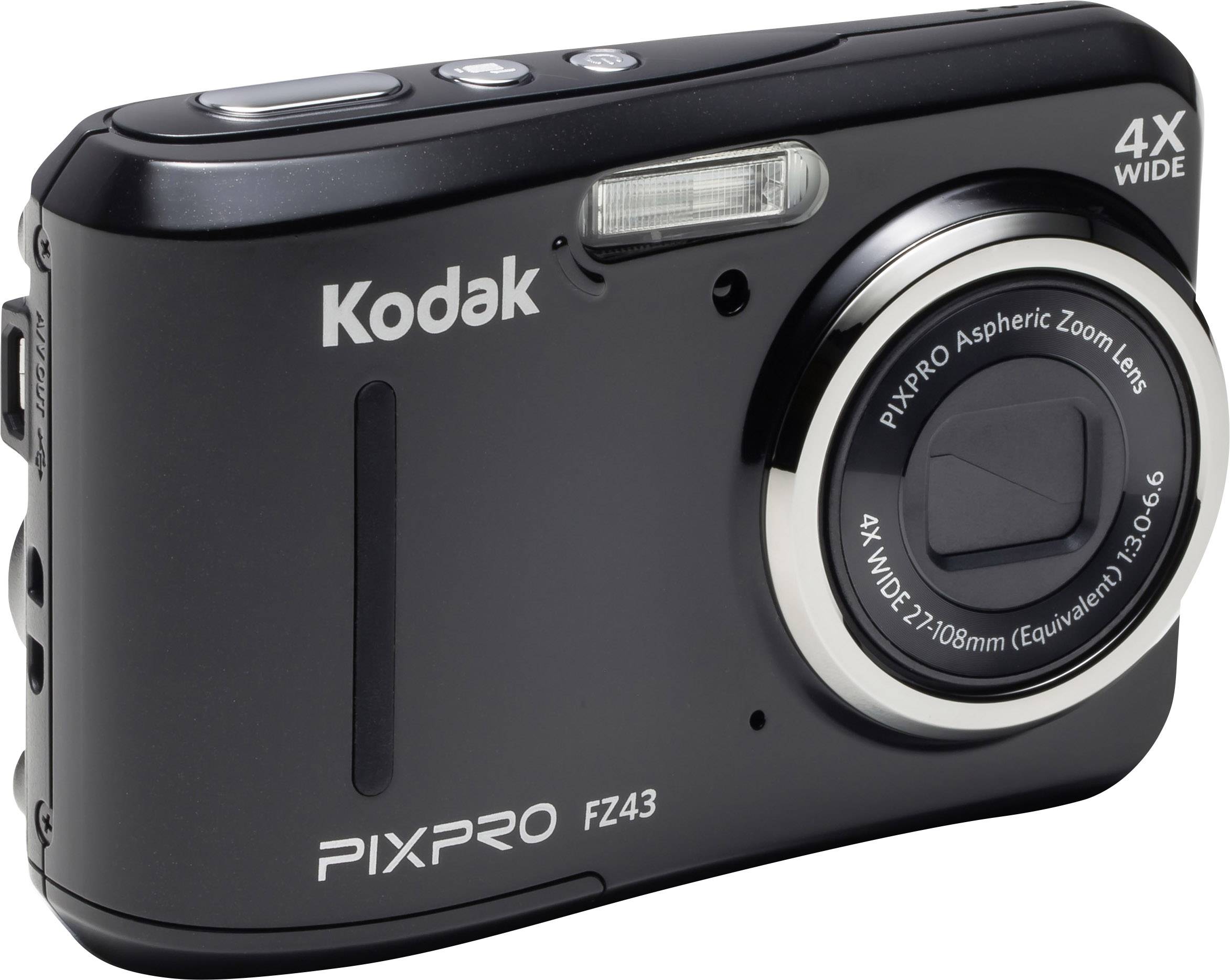 Kodak PIXPRO FZ-43 Digitalkamera 16 Megapixel Opt. Zoom: 4 x Schwarz