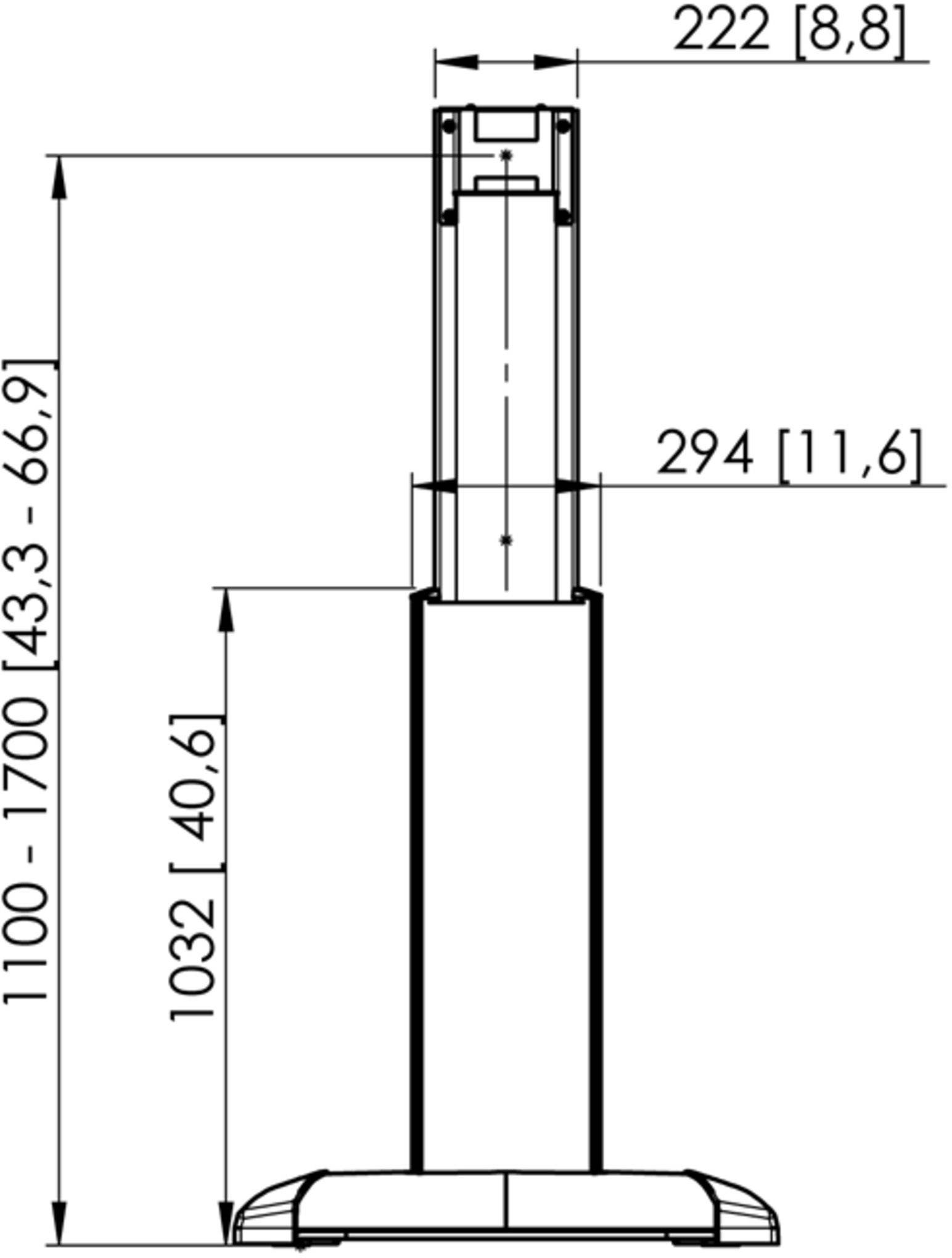 Vogel's PFF 2420 TV-Standfuß 81,3 cm (32") - 165,1 cm (65")