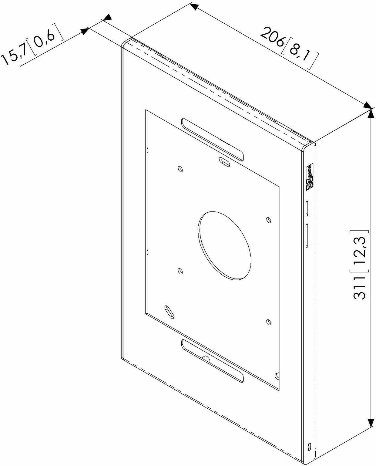 Vogel's PTS 1219 Tablet-Halterung Passend für Marke (Tablet): Samsung 24,6 cm (9,7")