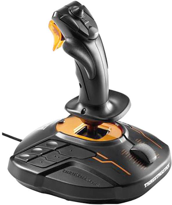 Thrustmaster T16000M FCS Flightstick Joystick USB PC Schwarz, Orange
