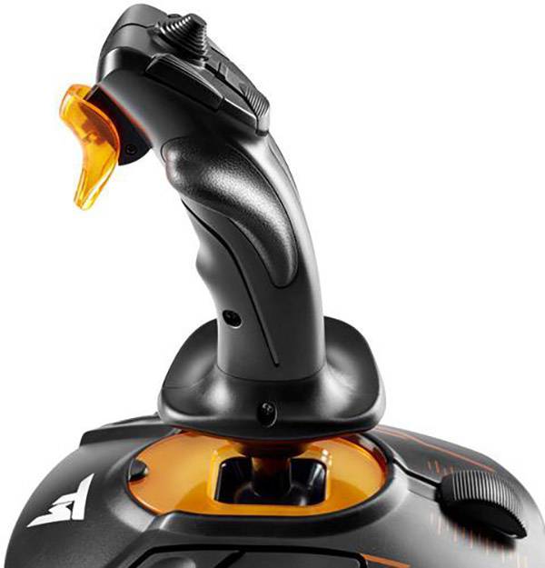 Thrustmaster T16000M FCS Flightstick Joystick USB PC Schwarz, Orange