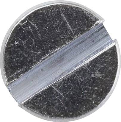 SWG 2104280 Nummernschild-Schrauben M5 20mm Schlitz Stahl verzinkt 4St.