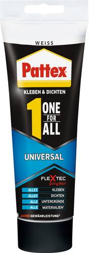 Pattex One for All Universal Klebe- und Dichtmasse Herstellerfarbe Weiß PXO80 142g