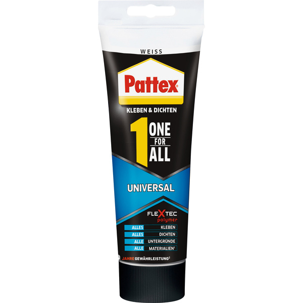 Pattex One for All Universal Klebe- und Dichtmasse Herstellerfarbe Weiß PXO80 142g