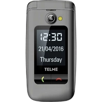 Telme X200 Senioren-Klapp-Handy mit Ladestation, SOS Taste Spacegrau Telme X200 Senioren-Klapp-Handy mit Ladestation, SOS Taste Spacegrau
