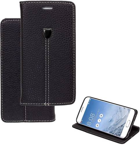 Perlecom Flip Cover Samsung Galaxy A3 (2016) Schwarz