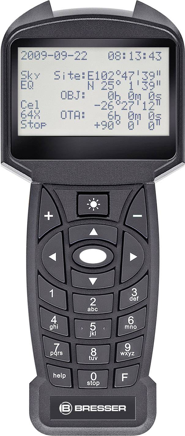 Bresser Optik 80/400 GoTo Linsen-Teleskop Azimutal Achromatisch Vergrößerung 20 bis 160 x