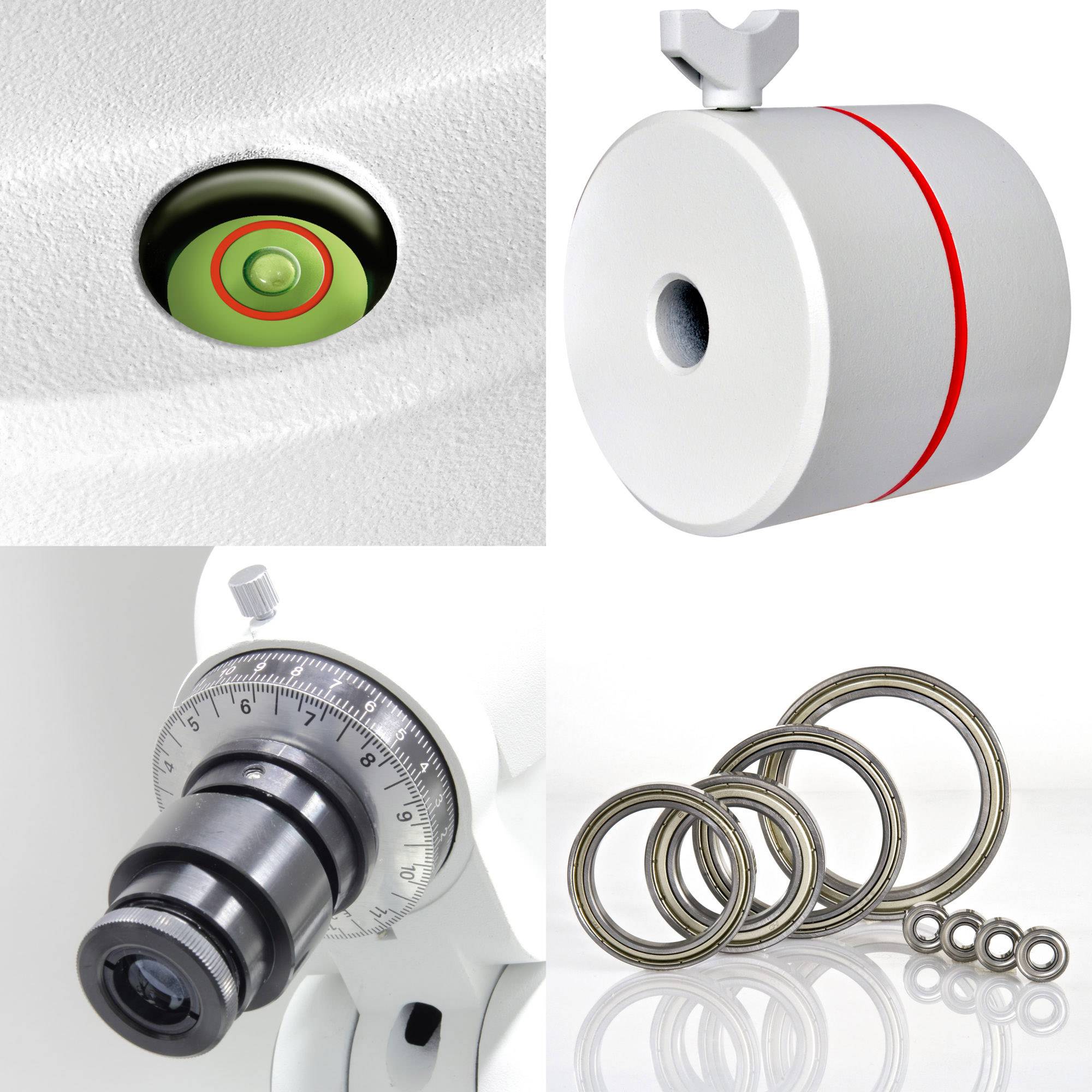 Bresser Optik Messier AR-127S/635 EXOS-2/EQ5 Hexafoc Linsen-Teleskop Äquatorial Achromatisch Vergrößerung 24 bis 254 x