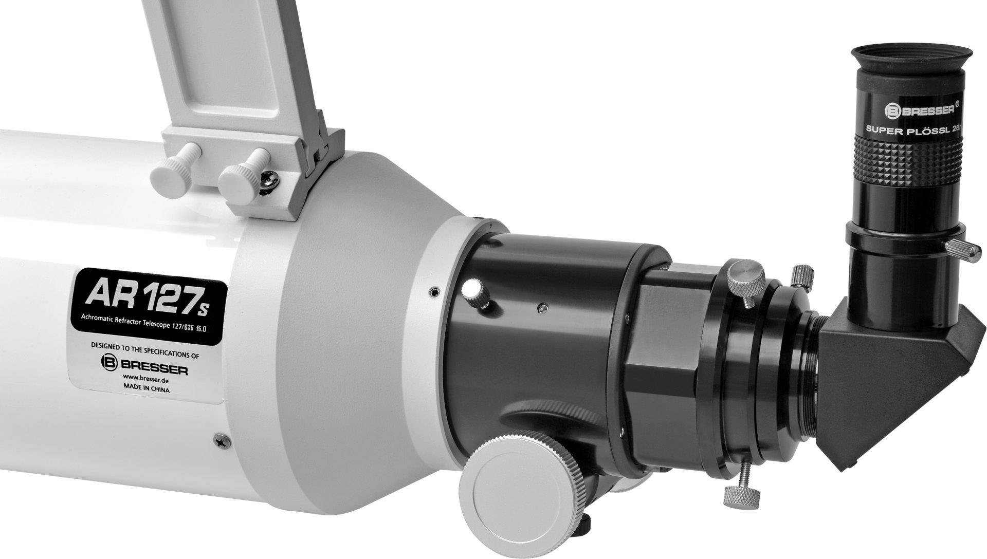 Bresser Optik Messier AR-127S/635 EXOS-2/EQ5 Hexafoc Linsen-Teleskop Äquatorial Achromatisch Vergrößerung 24 bis 254 x