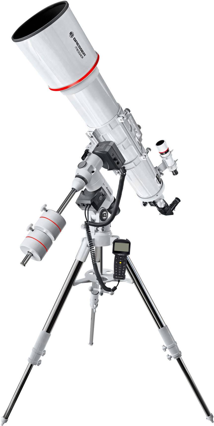 Bresser Optik Messier AR-152L/1200 EXOS-2 GoTo Hexafoc Linsen-Teleskop Äquatorial Achromatisch Vergrößerung 22 bis 304 x