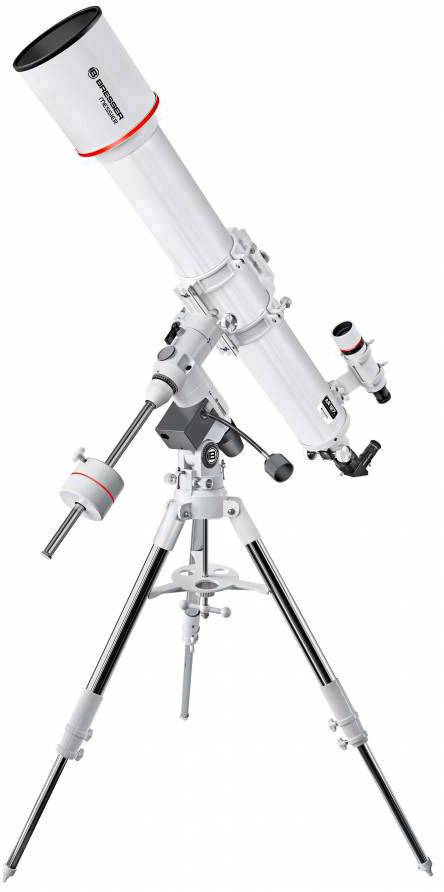 Bresser Optik Messier AR-127L/1200 Hexafoc EXOS-2/EQ5 Linsen-Teleskop Äquatorial Achromatisch Vergrößerung 46 bis 254 x