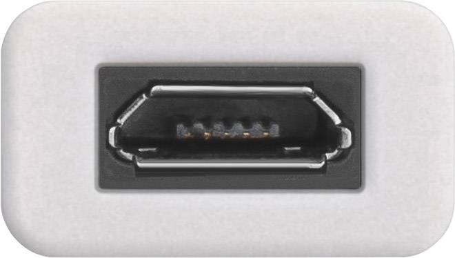 Goobay USB 2.0 Adapter [1x USB-C® Stecker - 1x USB 2.0 Buchse Micro-B] 0.00 m