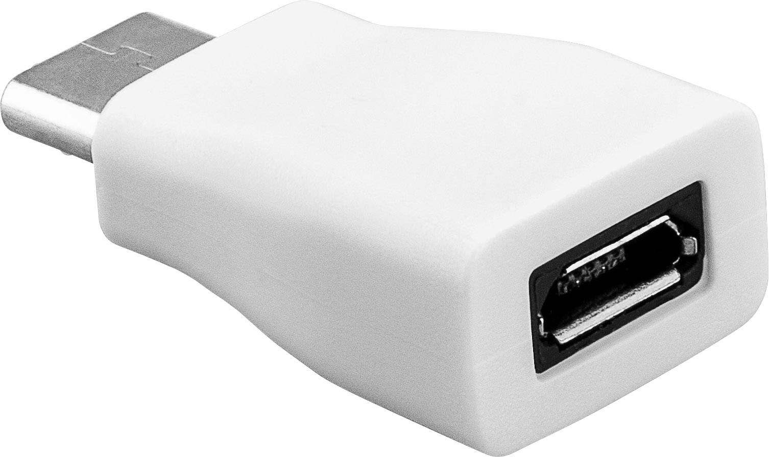 Goobay USB 2.0 Adapter [1x USB-C™ Stecker - 1x USB 2.0 Buchse Micro-B]
