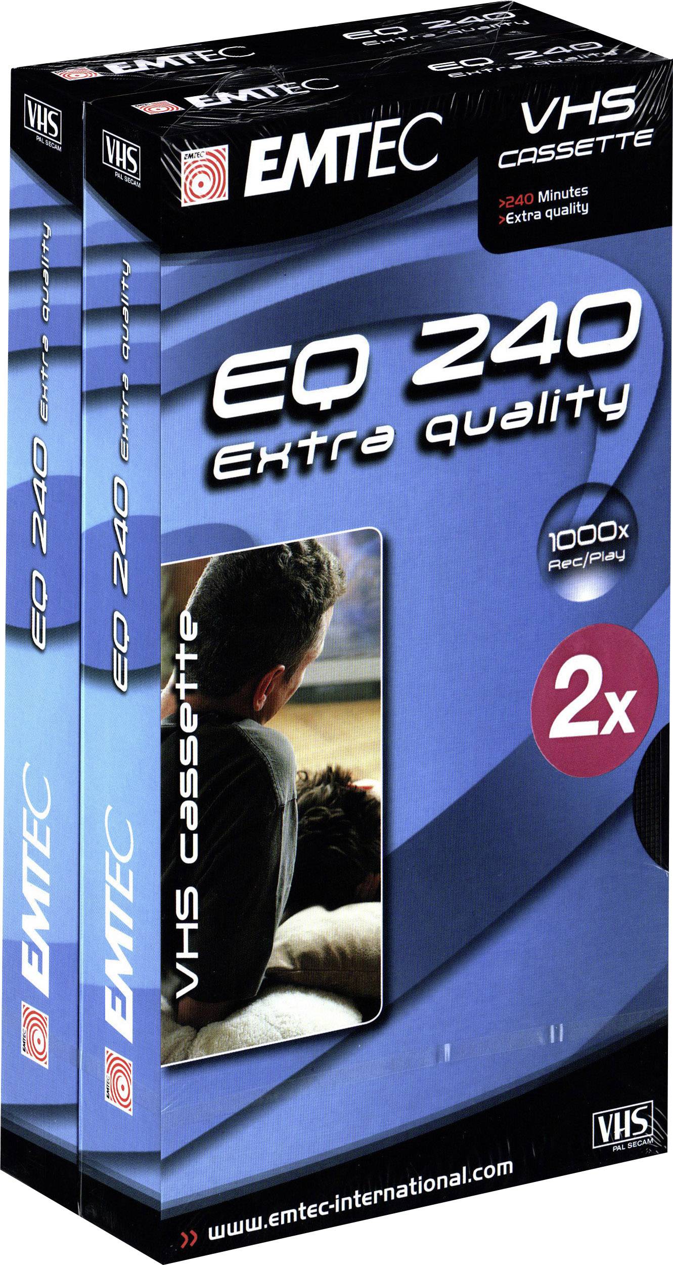 Emtec Videokassette VHS 240 min 2er Set
