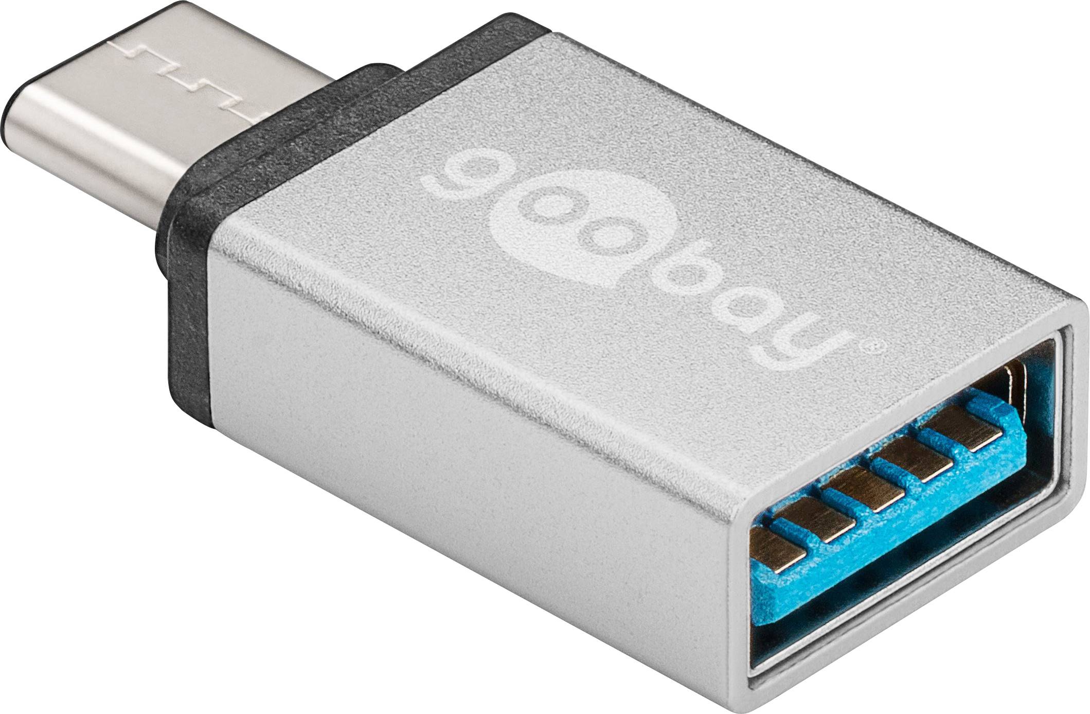 Goobay USB 2.0 Adapter [1x USB-C® Stecker - 1x USB 3.2 Gen 1 Buchse A (USB 3.0)] 0.00 m