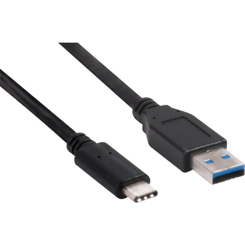 Club3D USB-Kabel USB 3.2 Gen1 (USB 3.0 / USB 3.1 Gen1) USB-C® Stecker, USB-A Stecker 1.00m Schwarz CAC-1523