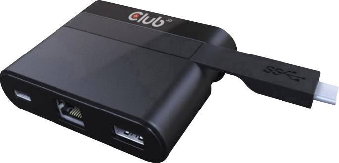 club3D CSV-1530 Netzwerkadapter 1 GBit/s Gigabit-LAN (1 Gbit/s), USB-A (USB 3.2 Gen 1), USB-C®