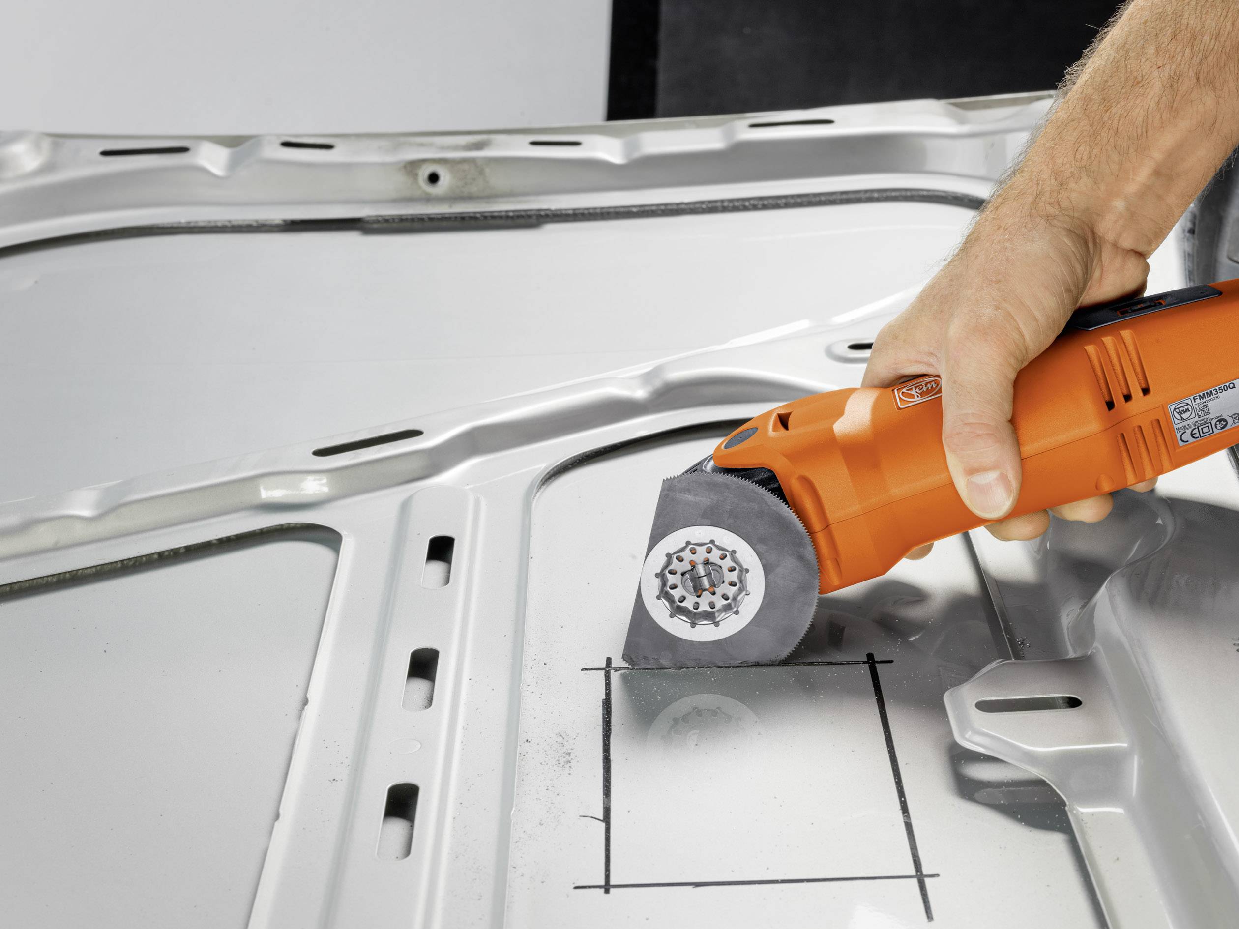 Fein FMM 350 QSL 72295268000 Multifunktionswerkzeug mit Zubehör, inkl. Koffer 46teilig 350 W