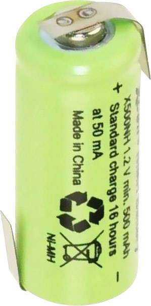 XCell X500H ZLF Spezial-Akku Lady (N) Z-Lötfahne NiMH 1.2V 500 mAh 1St.