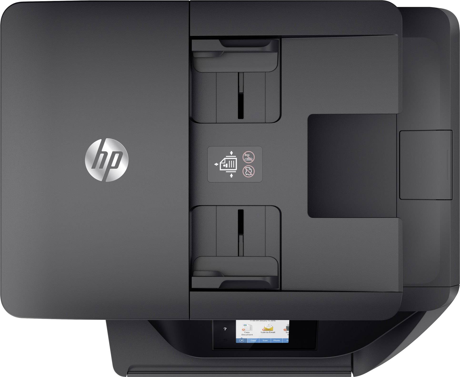HP OfficeJet Pro 6960 All-in-One Farb Tintenstrahl Multifunktionsdrucker A4 Drucker, Scanner, Kopierer, Fax LAN, WLAN, Duplex, ADF