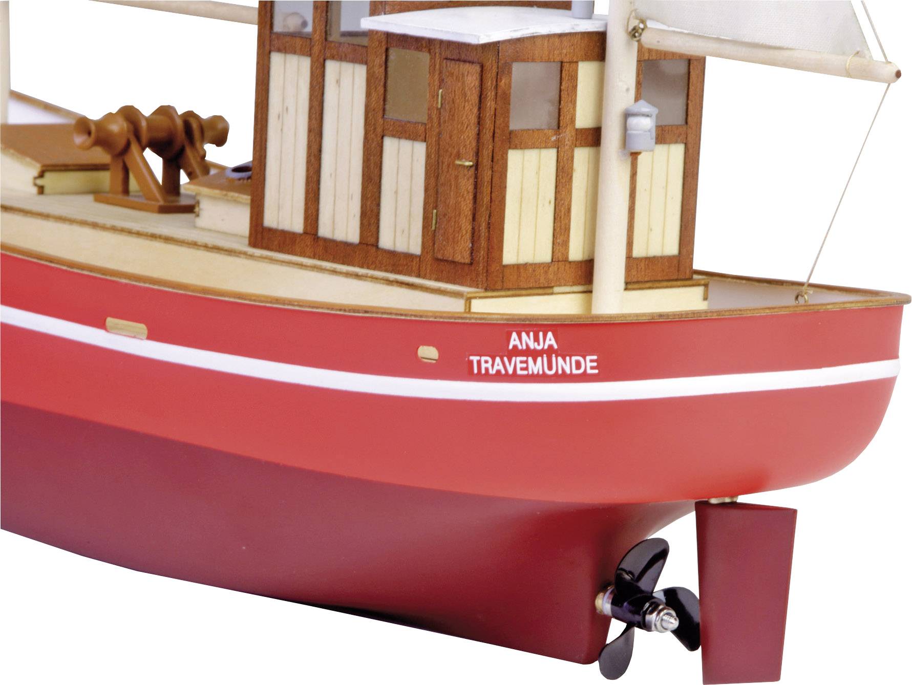 Graupner Fischkutter Anja SL 35 RC Motorboot Bausatz 358mm