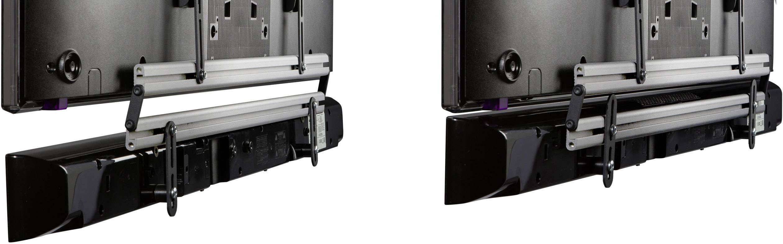 VCM Morgenthaler SB100 Soundbar-Halterung Silber 1St.