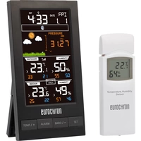 Eurochron EFWS S250 Funk-Wetterstation Vorhersage für 12 bis 24 Stunden Anzahl Sensoren max. 1 Eurochron EFWS S250 Funk-Wetterstation Vorhersage für 12 bis 24 Stunden Anzahl Sensoren max. 1